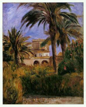 Pierre Renoir The Test Garden in Algiers Norge oil painting art